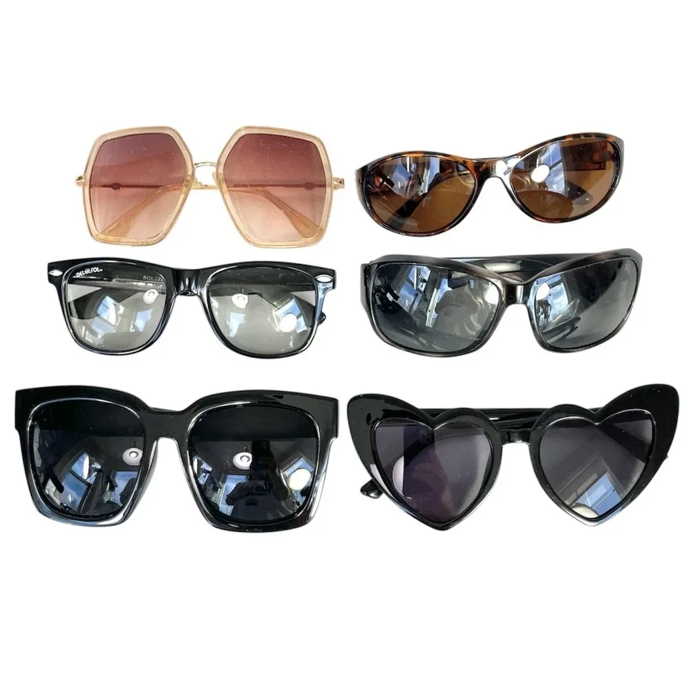 Womens‎ Sunglasses Lot of 6 Armani Exchange Foster Grant Oversized UV
